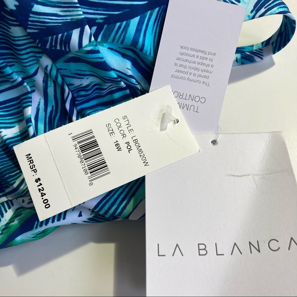 NWT  La Blanca one piece Tummy control Swimsuit - Picture 8 of 11